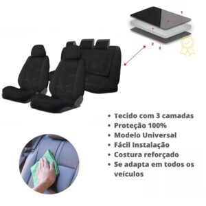 Capas Para Bancos Carro Tecido Original Gol G1 G2 G3 G4 G5 G6 G7