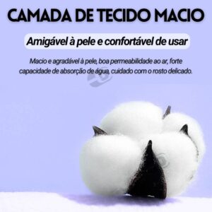 Máscara Descartável Tripla 50 Un COR ROSA