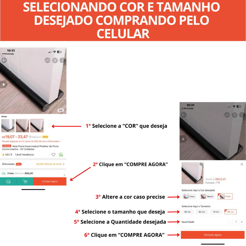 Veda Porta Rolinho Protetor Insetos Poeira 90 cm – Super Promoção