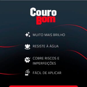 Polidor De Sapato Couro Bom Líquido Casa Km Flex Resiste à Água Muito Mais Brilho 40ml