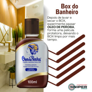 Óleo de Peroba King 100ml Conserva Limpa e Renova Madeiras Lavanda ou Tradicional