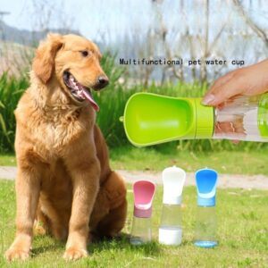 Garrafa Água Bebedouro Pet Passeio Com Trava Portátil 510ml -PS0805