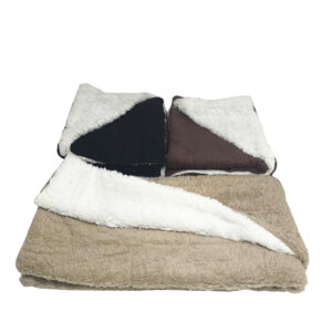Kit com 3 ou 2 Mantas Cobertor com Sherpa Pet Para Cachorro e Gato Tamanho 90x70cm