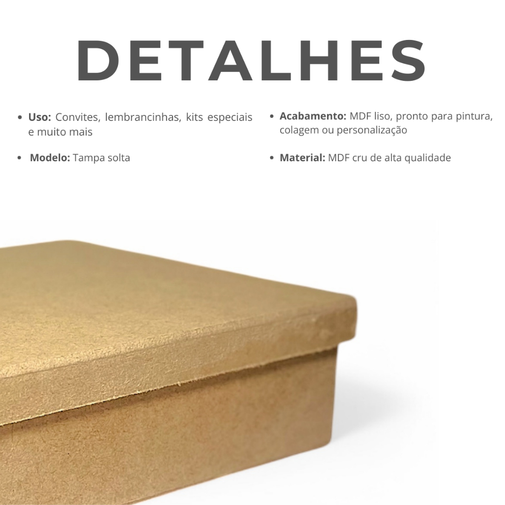 Caixa Caixinha 15x15x5 Kit 8 Unidades