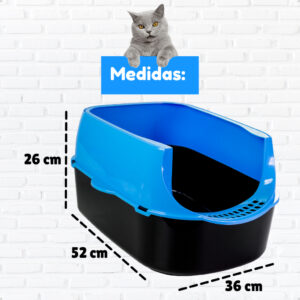 Caixa de Areia para Gatos Sanitário Sandbox Furba Banheiro + Comedouro + Bebedouro – Jel Plast