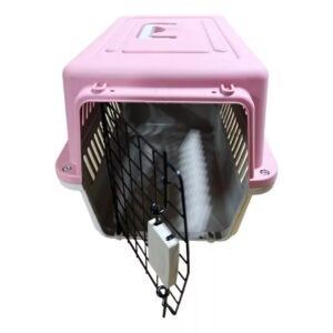 Caixa de Transporte Para Cães Gatos Porta de Ferro Resistente Pet até 15kg Promoção Envio Imediato