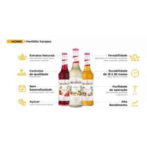 Xarope Monin Tangerina P/ Drink Soda Italiana Gin 700ml