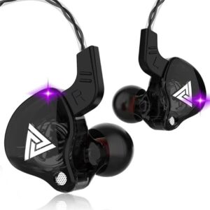 Fone De Ouvido com Fio Esporte Correndo Auscultadores Bass Stereo Headset, Música Earbuds QKZ AK6 Original