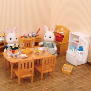 Móveis Para Bonecas Da Família Forest Animal Dollhouse 1/12 Miniatura Brinquedos Acessórios De Cama Kit Banho